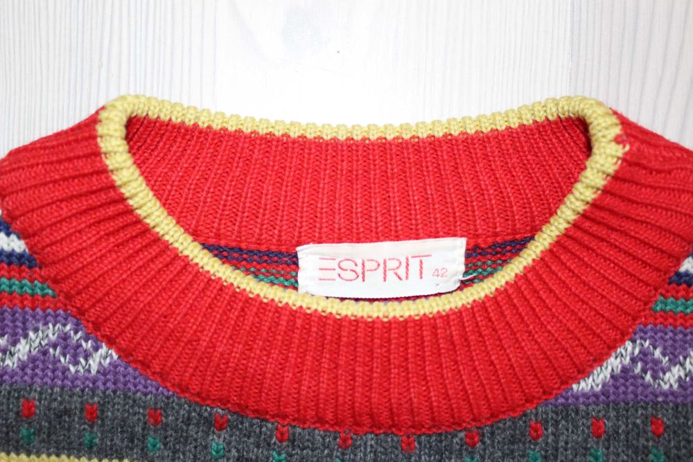 Pulover barbati, model Craciun - Vintage, ESPRIT, marime 42 (L)