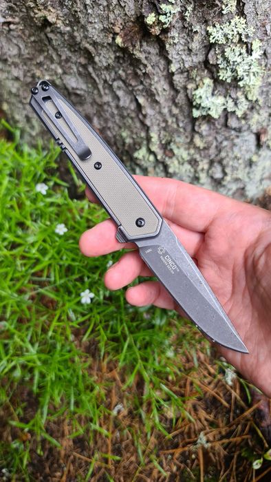 CRKT LCK+ Linerlock Blackout Tanto 3802 флипер нож