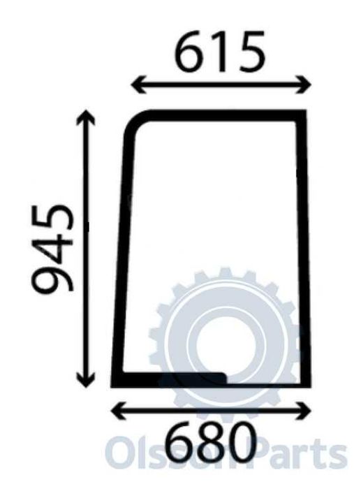 Parbriz/Geam/Luneta pt Caterpillar CAT902,CAT906,CAT908