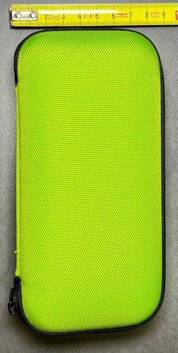 Toc ochelari - Fermoar - Rigid - 18 x 8 x 4.5 cm - Verde lime