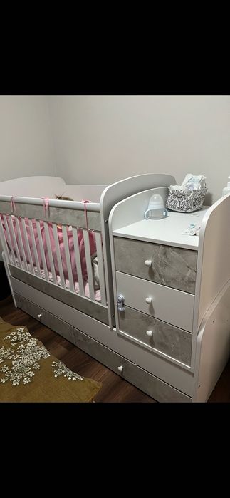 Продавам бебешка кошара + матрак