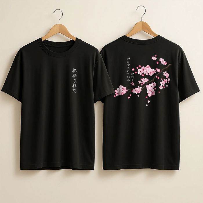Japanisse blossom style t-shirt