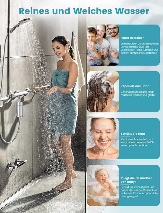 Filtru de duș pentru apa