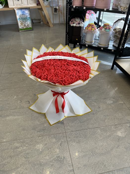 Букет от вечни рози