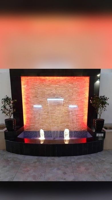 Водопад,шаршара,хай тек,пруды,арык,бассейн,фонтан,мостик,камень,тош