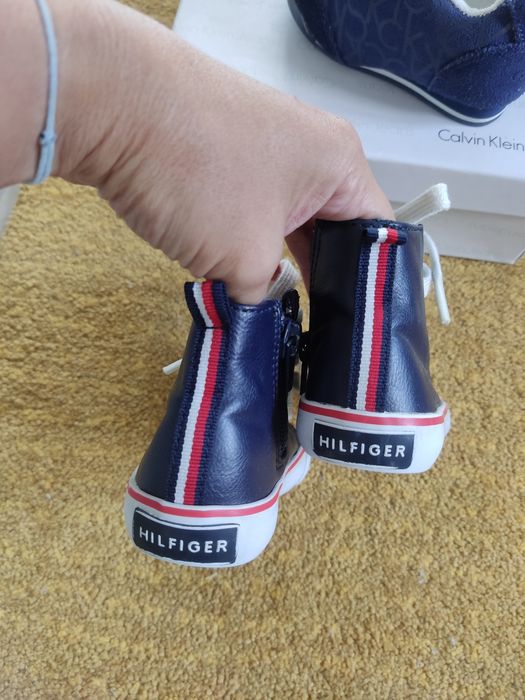 Ghete piele pantofi copil Tommy Hilfiger 21 22