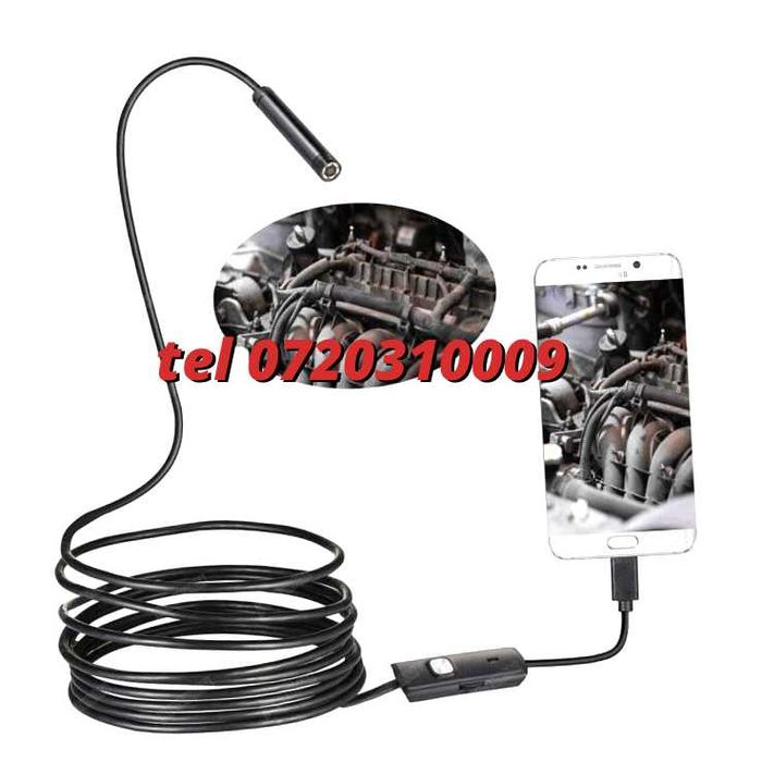 2 M Camera Endoscop boroscop 6 Led Inspectii Tehniceinstalatii