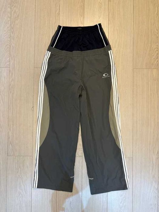 Balenciaga AW24 Double Waist Baggy Trackpants Gray
