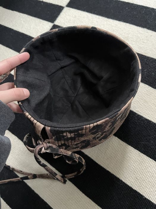 Leopard Print Sailor Hat