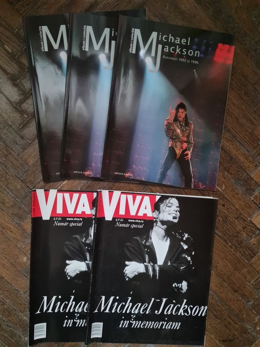 Carti reviste noi Michael Jackson ,colectie ,rare
