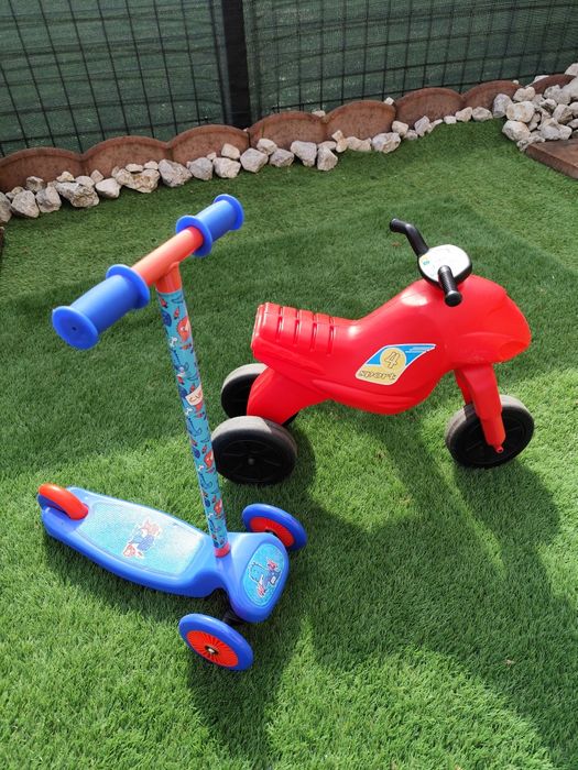 Set trotineta și motocicleta copii