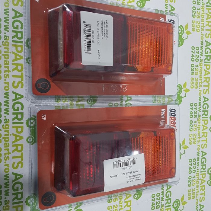 Lampa spate remorca si alte utilaje agricole, tractoare