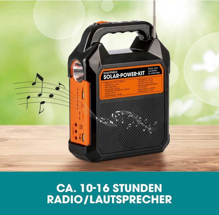 EASYmaxx Solar Generator Kit 4500 mAh