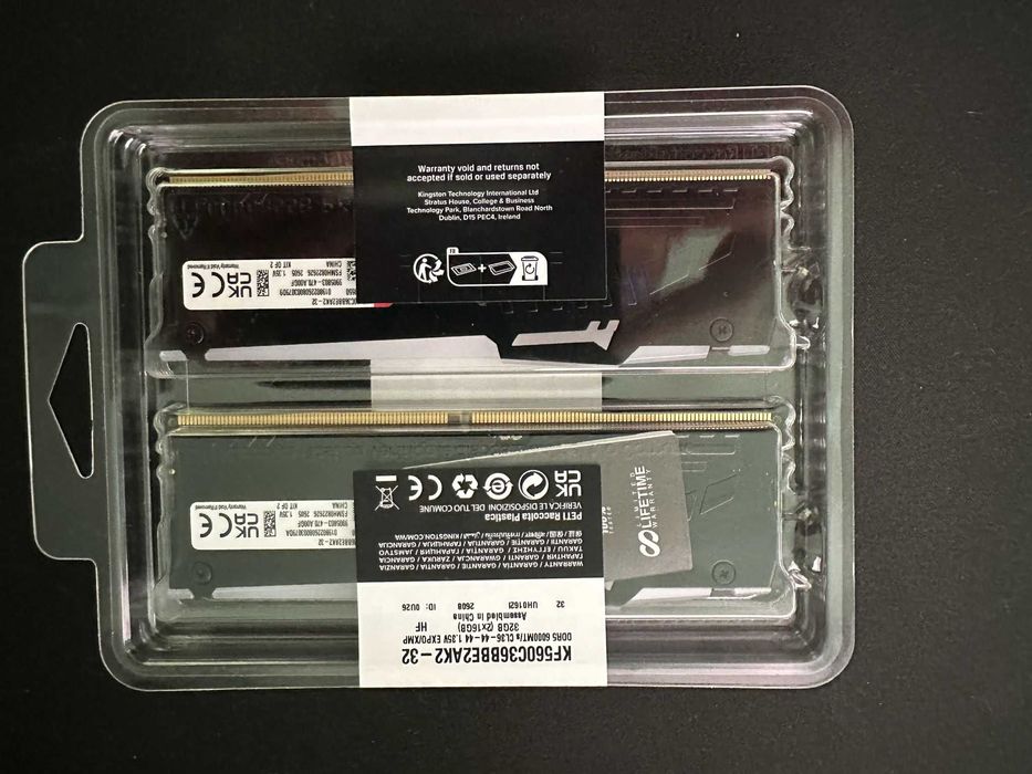 Memorii Kingston FURY Beast RGB XMP EXPO 32GB (2x16GB) DDR5 6000MT CL36 Dual Channel