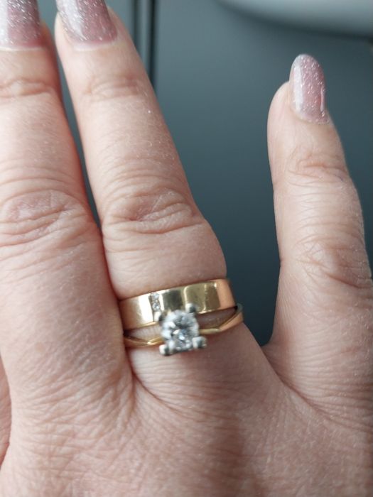 Зол серьги с брилл 750 проба