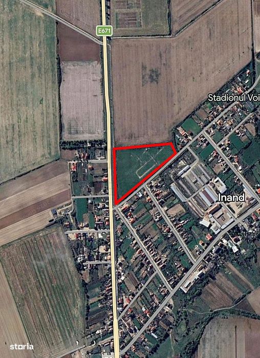 Teren intravilan 26.141 mp la E671 / DN79 | Front 484 ml