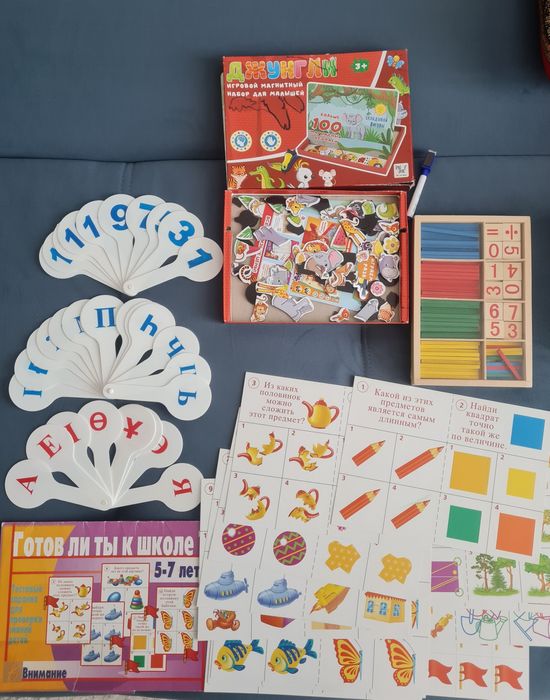 Счётные палочки. Развитие. Планшет