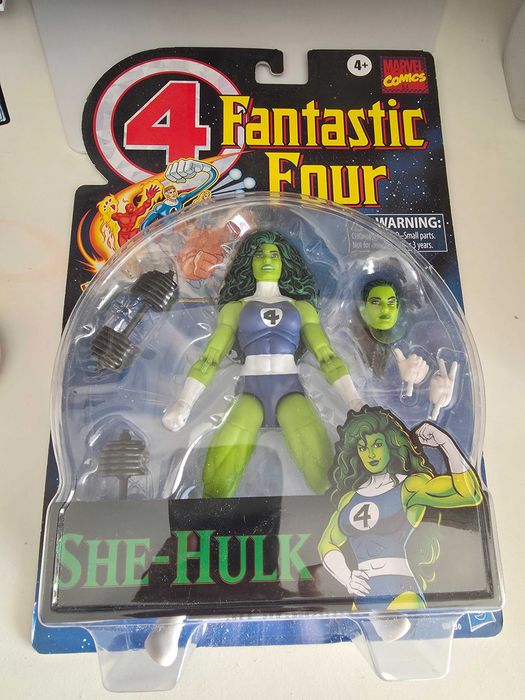 Retro Fantastic Four Dr.Doom, Fantastic Four She Hulk sigilat NOU