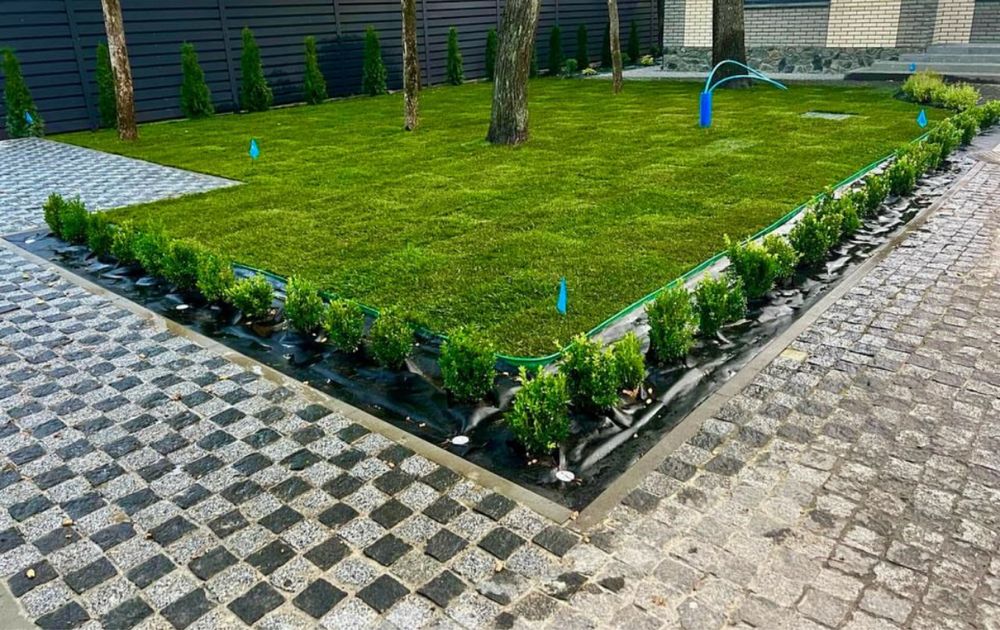 Газон,автополив,полив