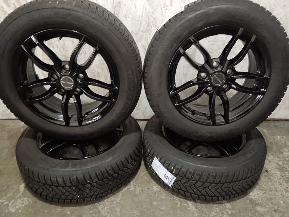 Set jante aliaj 5x114.3 et 38 cu anvelope iarna 205/60/16 kia Hyundai mazda Renault Dacia BYD Mitsubishi