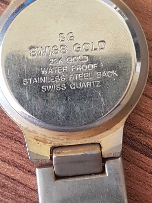 Ceas barbatesc de colectie, SWISS GOLD Quartz