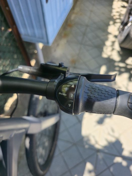 Canyon Commuter Алуминиев хибрид велосипед 8 скорости вътрешни с ремък задвижване Карбонова вилка 28 цола L размер