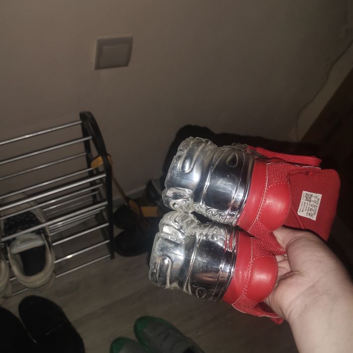 Raf Simons Ozweego Metallic Red Silver