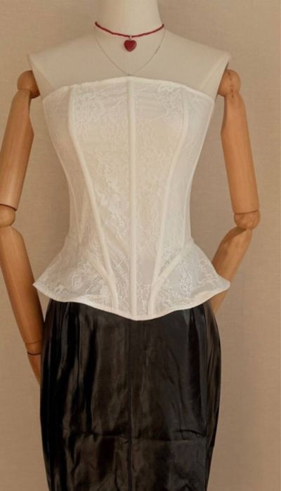 Корсет белый женский
