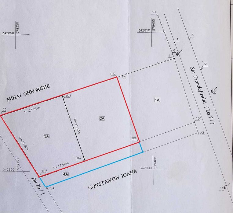 Teren 1056 mp Tamasi – Corbeanca | Lângă DJ101 | Investiție | Logistică | Depozit | Casă