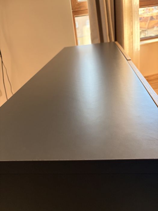 IKEA BESTÅ / HEDEVIKEN – ТВ шкаф с дъбов фурнир (отлично състояние)