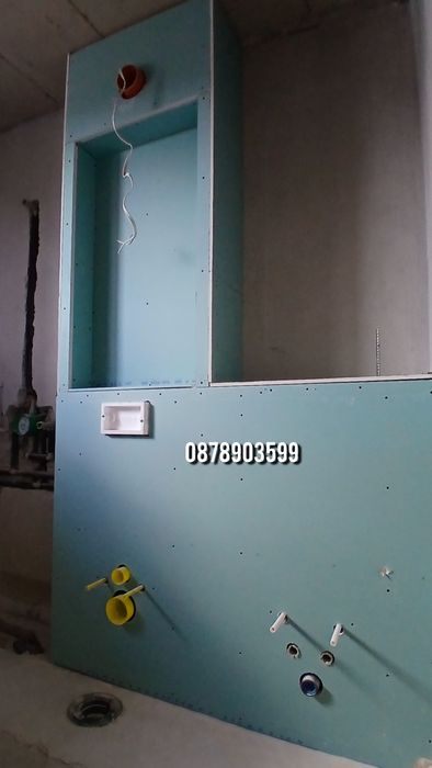 Монтаж на гипсокартон