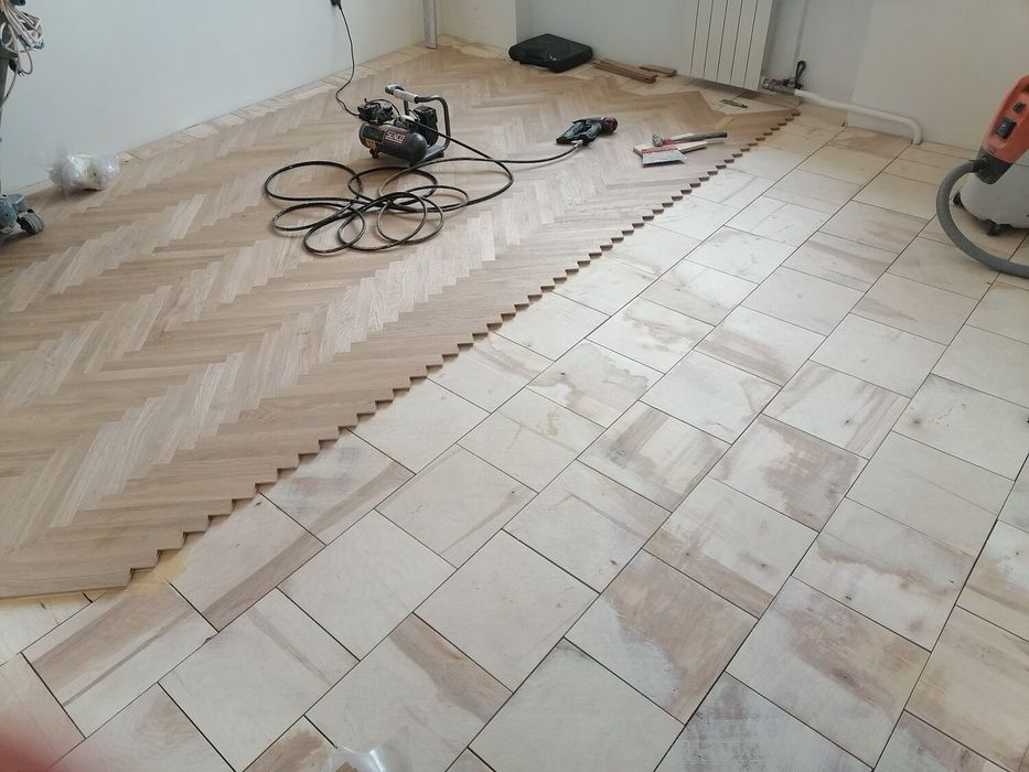 Ремонт старого  паркета.