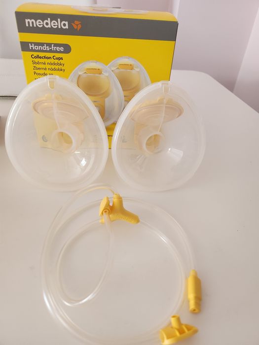 Помпа за кърма MEDELA Solo Единична двуфазна електрическа помпа за кърма + 1бр. шише и 1бр. фуния