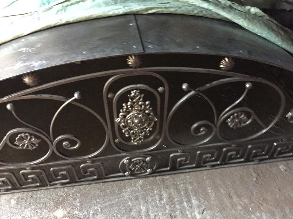 Козырек кованный