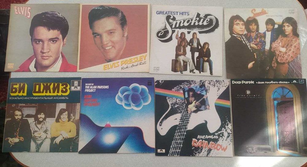 Виниловые пластинки зарубежные и советские