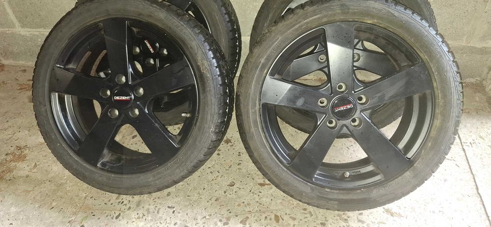 Джанти за Мерцедес,VW,AUDI със зимни гуми.5х112 7.5j ц.отв 66.6 профил на гумите 9мм