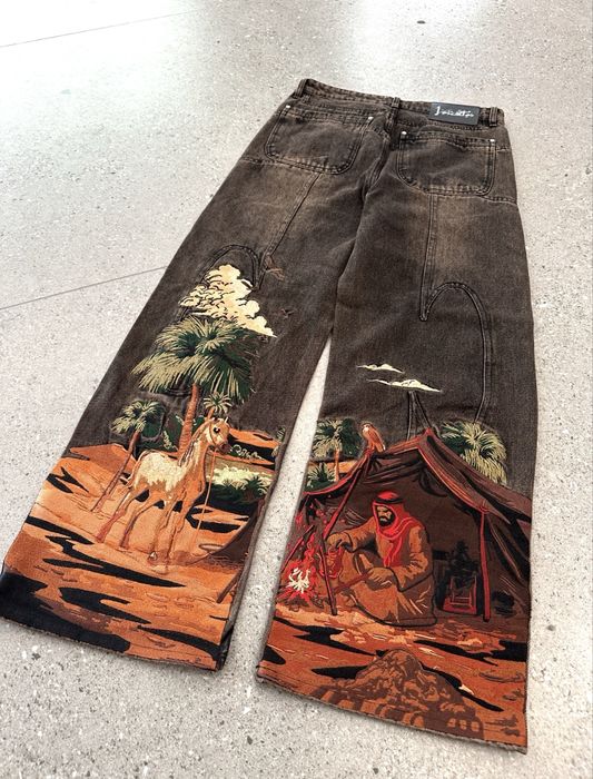 Vescartes embroidery jeans / дънки с бродерия