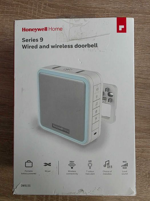Sonerie Fara Fir Honeywell Dw915s Maxim 200m 90db, Alimentare La Priza 230v Sau Cu Baterii