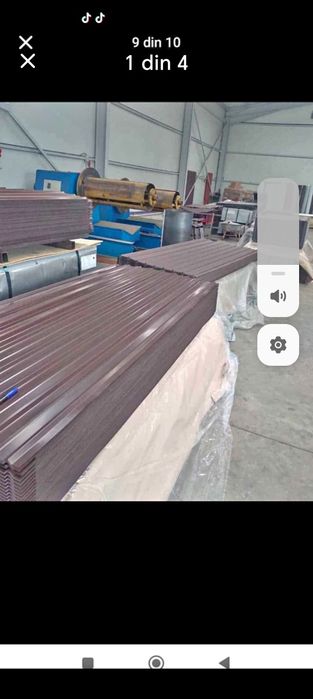 Tablă cutată colorată livrăm toată țara oferim livrare gratuită la dom