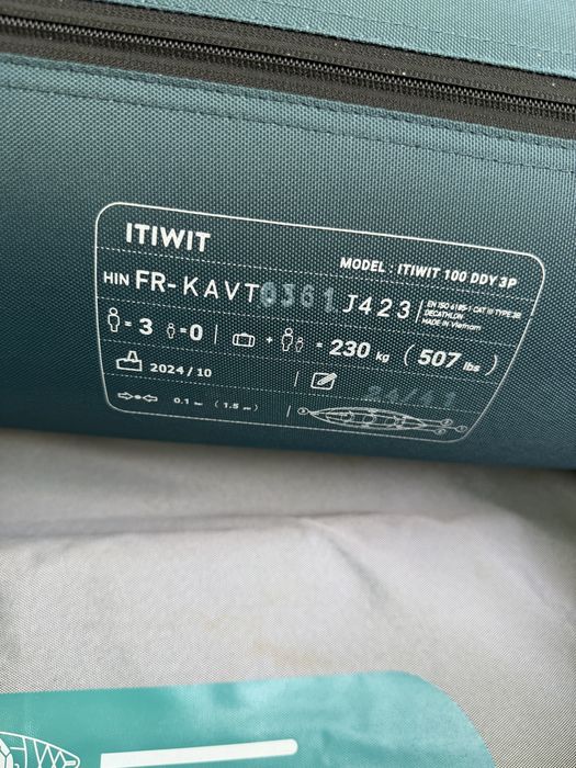 Set caiac canoe ITIWIT 3p