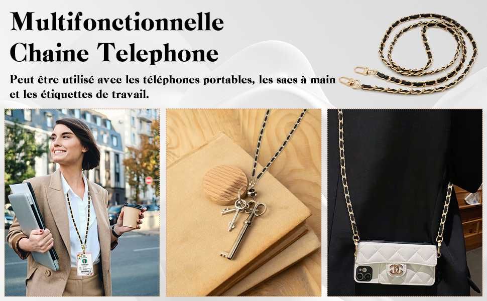 Mултифункционална верижка/каишка за врат за телефон