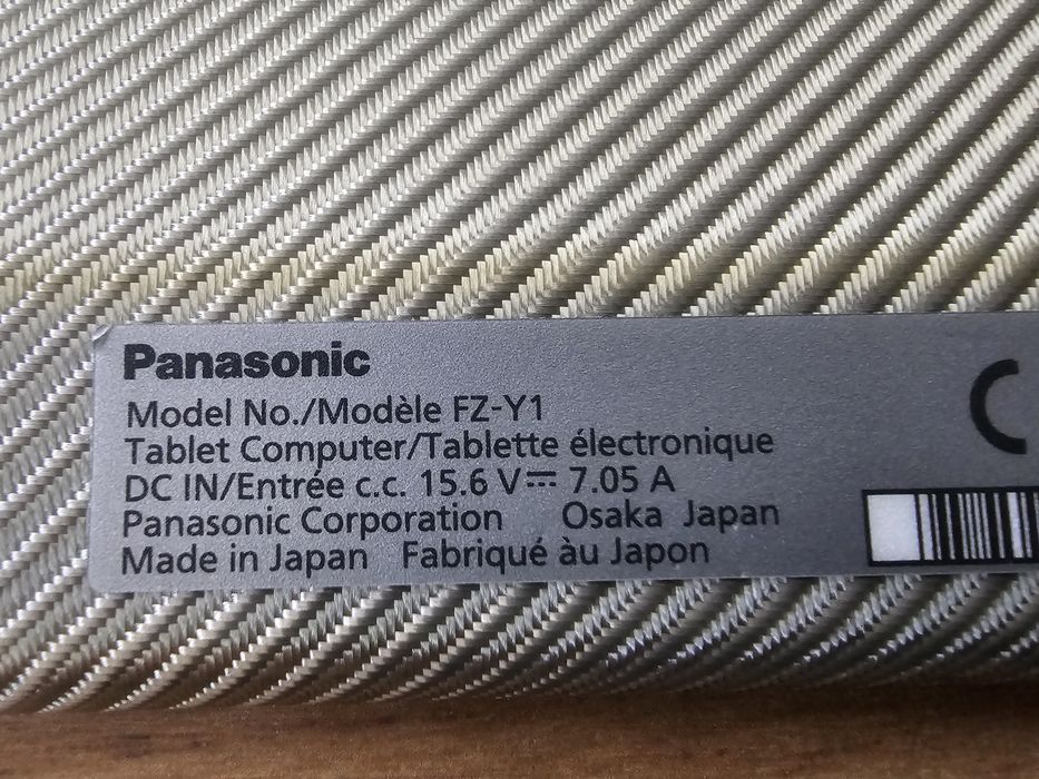 Panasonic Toughpad, FZ-Y1, 20", 4k