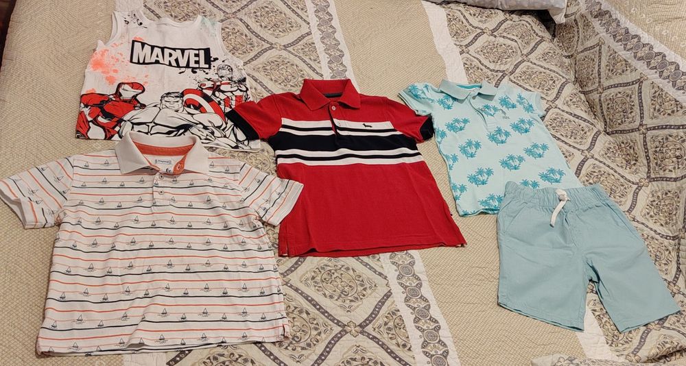 Tricou  Polo băieți pentru 5-6 ani