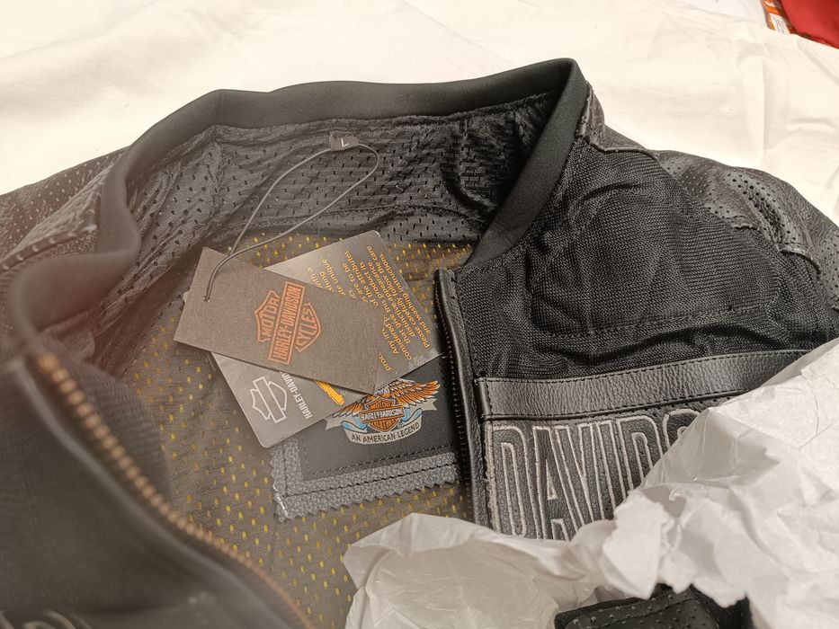 Ново кожено яке Harley Davidson L / Харлей Дейвидсън