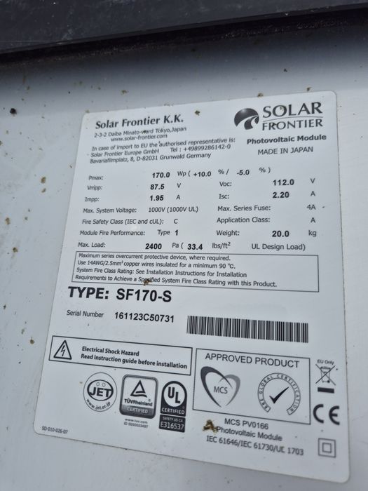 Panouri solare Negre