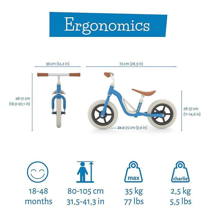 Chillafish charlie cpch01nav колело за баланс navy