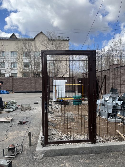 Заборы 3 Д панели Ограждения ворота калитки шлагбаум: 1 200 тг ...