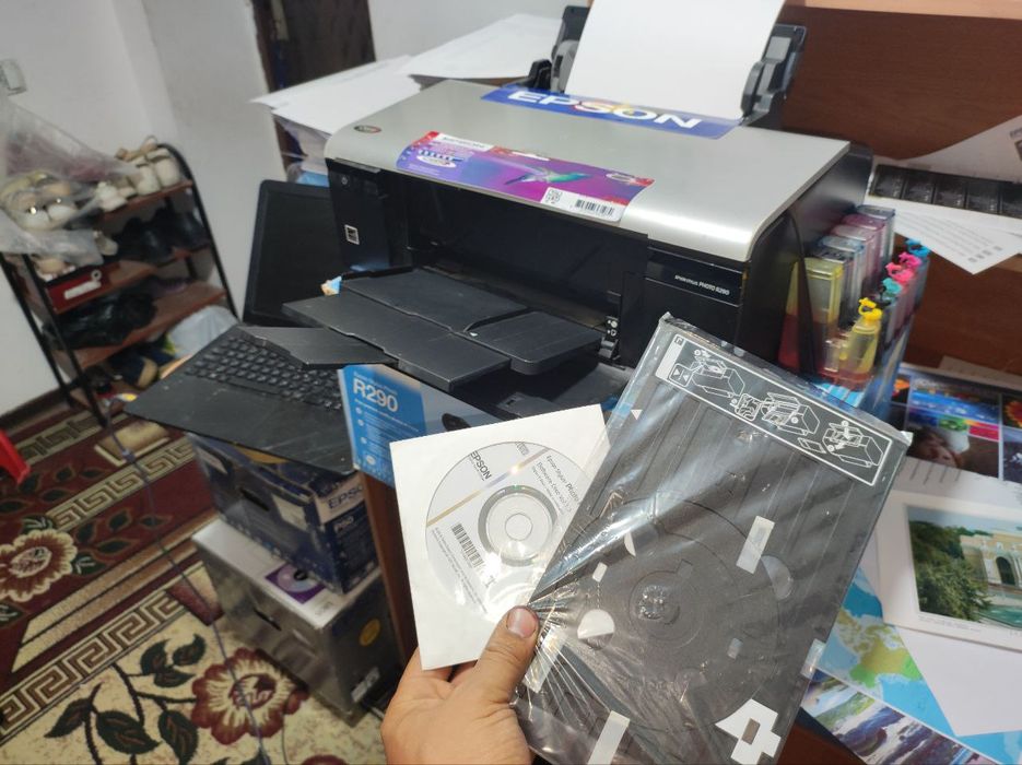 Epson L 290 hd tezkor 6 ta rangli dyuzi 100% ozidan chiqargan rasmlar