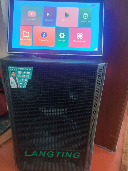 Караоке с экраном и микрофоном набор