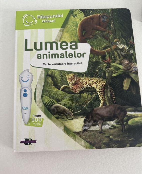 Lumea animalelor carte interactiva Raspundel istetel